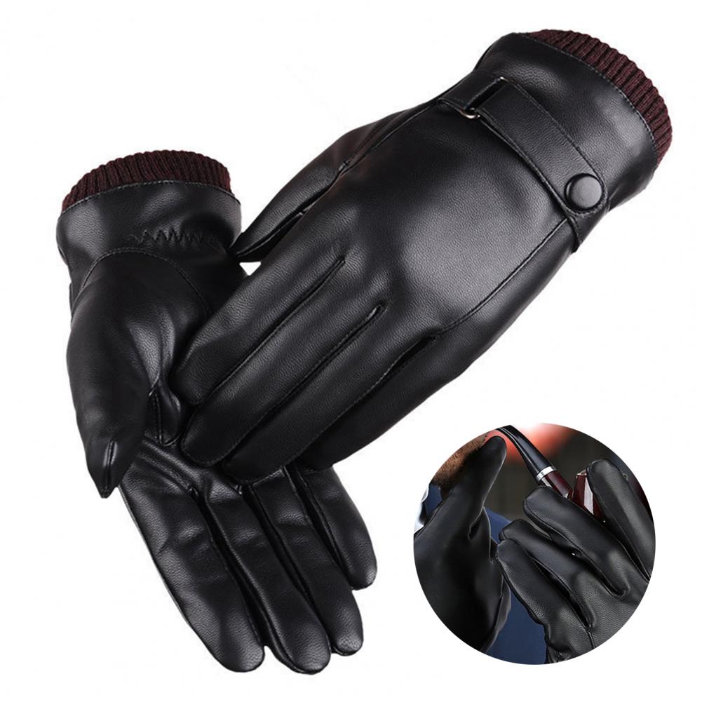 Winter Glove Insulated - Rękawiczki z pełnymi palcami z ekoskóry,