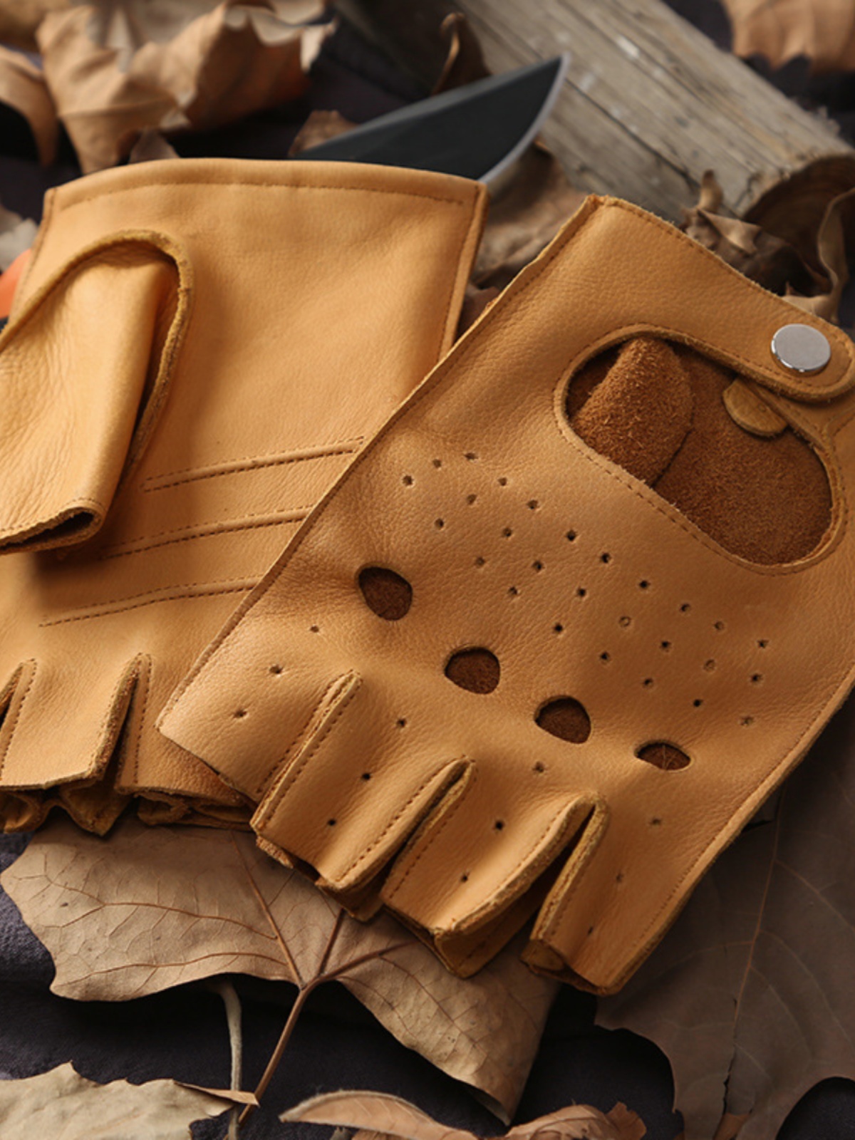 Męskie skórzane rękawice outdo – Leather Driving Glove recenzja i cena